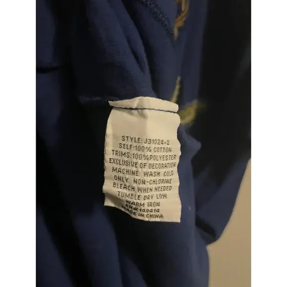 Johnny Was Gracey Crew Neck Swing Dress Womens XXS Embroidered Floral Butterfly - Picture 6 of 10